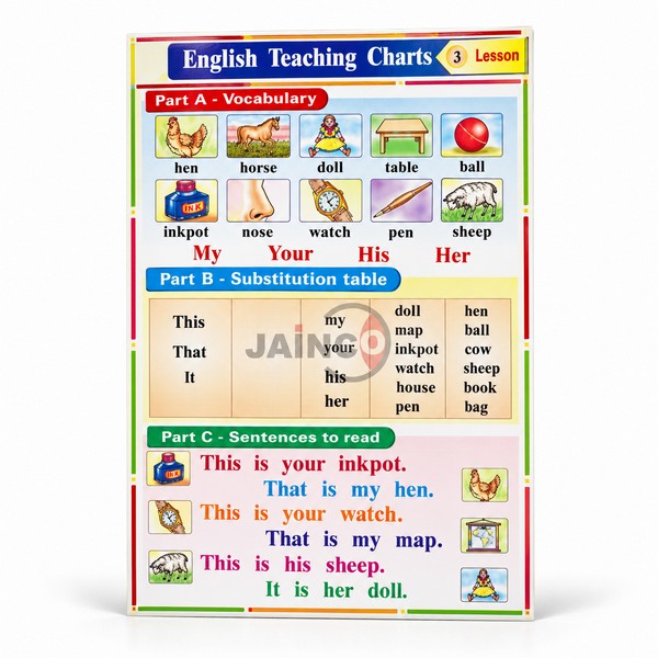 My, Your, His, Her Chart